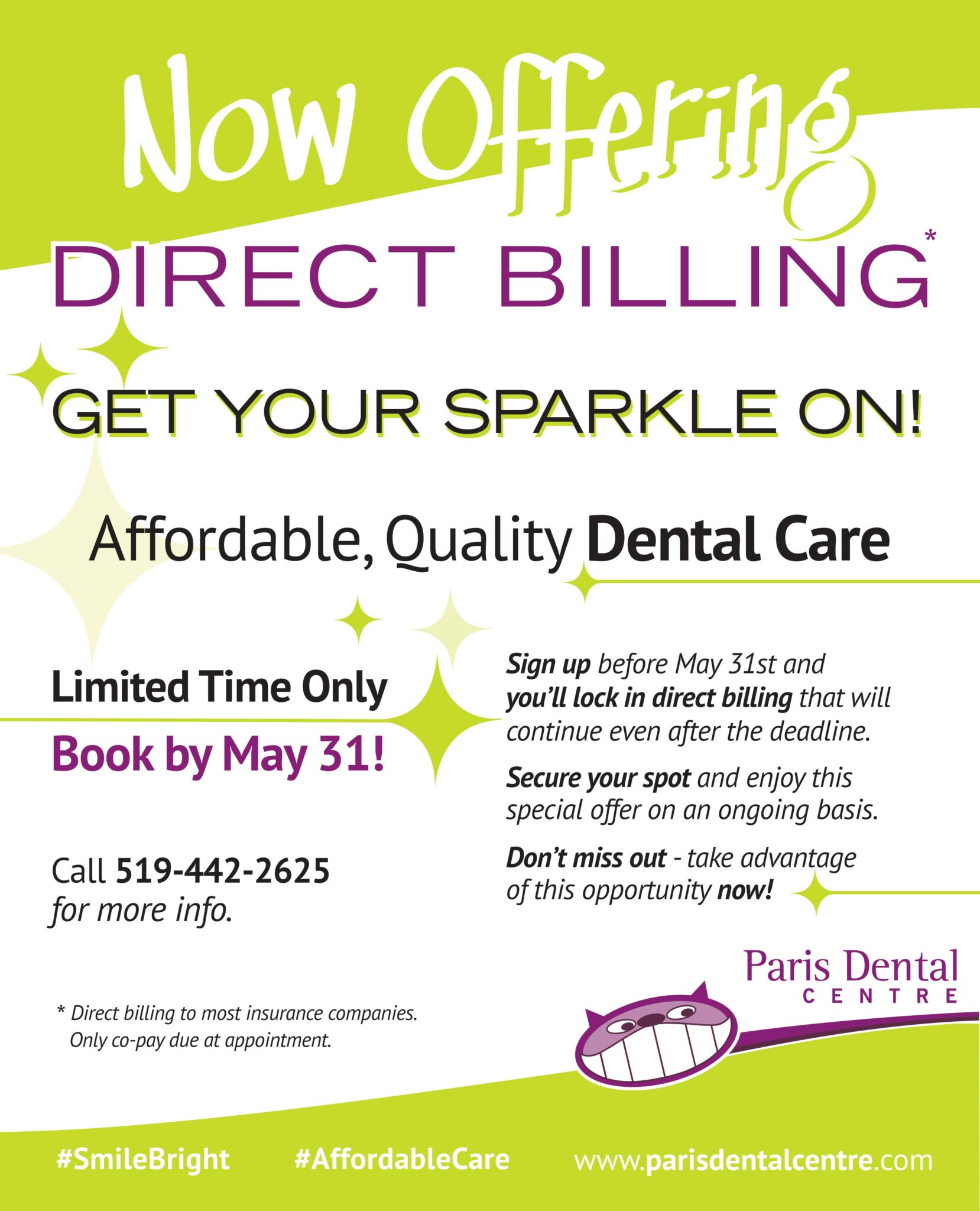 Direct Billing - Paris Dental Centre